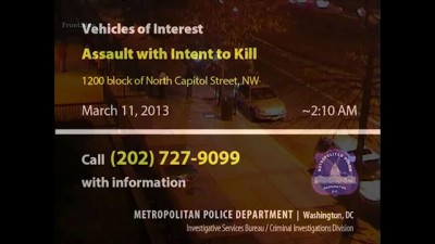 Vehicles of Interest in AWIK, 1200 b/o N. Capitol St., NW, on March 11, 2013
