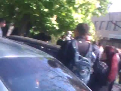 проамериканские фашисты. РОВД.Мариуполь 07.05.14г.