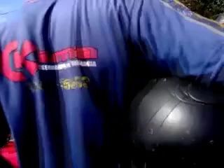 Biker Dies Inside of the Car he Hit in Brutal Head on Collision