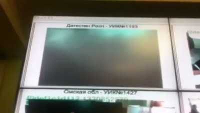 В Дагестане на избирательном участке заклеили камеру.