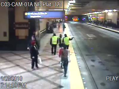 Равнодушие охранников в австралийском метро