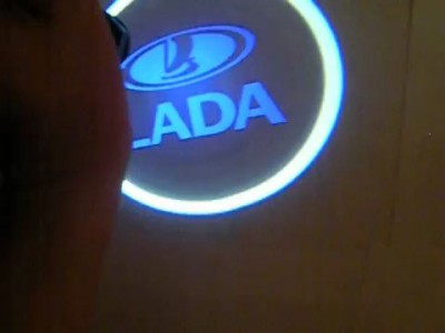 Проекция логотипа LADA (ВАЗ)