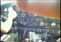 Видео из кабины самолёта (cockpit view, about Yekaterinburg)