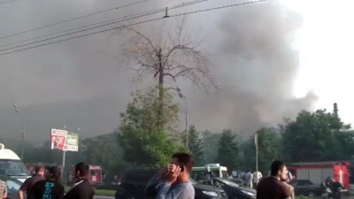 Пожар на севере Москвы.19.06.2012(1)