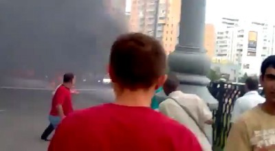 ДТП со взрывом на Братиславской.12.08.2012.