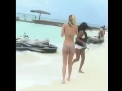 Jet Ski Collides into Another Jet Ski and Flies into the Air (RAW VIDEO)