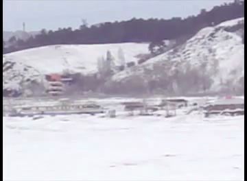 Взрыв льда в Кемерово на реке Томь