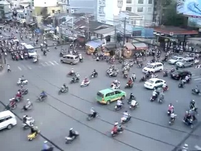 Дорожное движение во Вьетнаме.