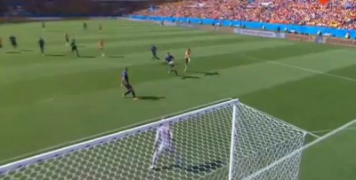 Tim Cahill Fantastic Volley Goal - Australia vs Netherlands 1-1 - World Cup 2014