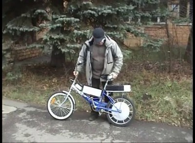 Мотор-колесо Шкондина, велосипед