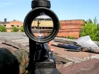 Выстрел из СВД Страйкбол