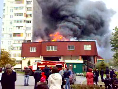 Пожар в Тольятти