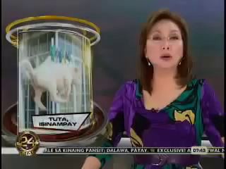 FILIPINO Jerzon Senador who hanged Real Live PUPPY on Clothesline to Dry Says 'Sorry' -