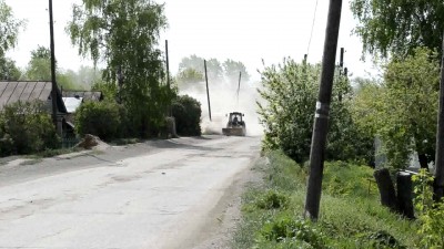 Уборка дорог в Верхнем Ломове