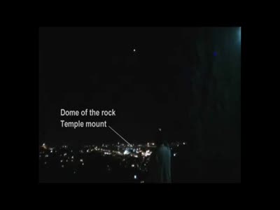 UFO - Dome of the rock - Temple mount - Jerusalem 28.01.2011