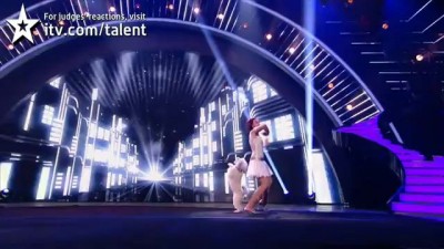 Ashleigh and Pudsey - Britain's Got Talent 2012 Live Semi Final - UK version
