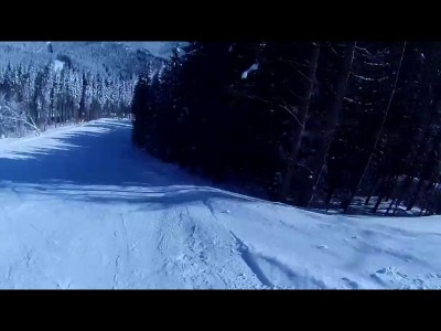 Столкновение на лыжной трассе