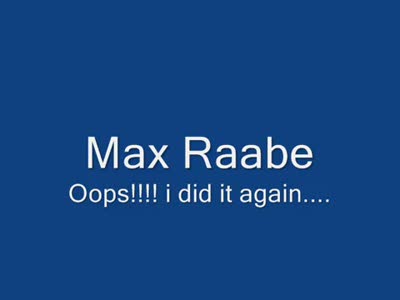 Max Raabe-Oops i did it again
