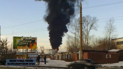 Пожар в Красноярске 3