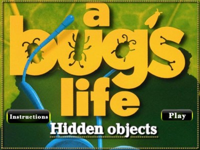 A Bug's Life Hidden Objects