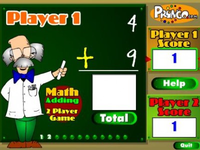 Two Player Math Game 