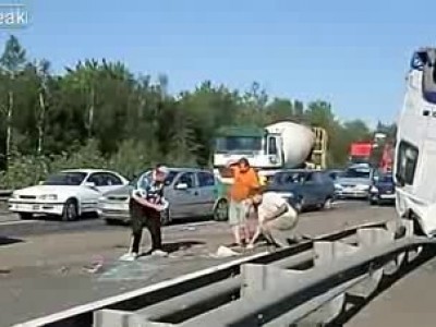 Авария на трассе (Мурманское шоссе)