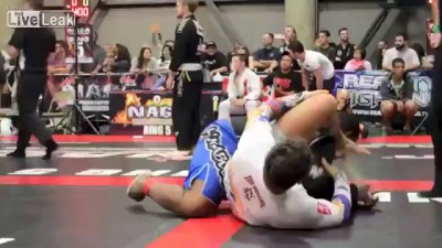 Man Vomits After Getting Farted On During Grappling Tournament