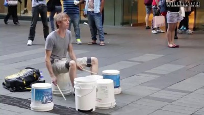 Best Street Drummer Ever [HD]