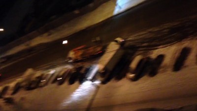 Ночная эвакуация автомобилей в Красноярске