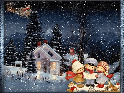 белые снежинки