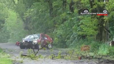 Авария на ралли в Польше | Crash in the rally of Poland | Crash au rallye de Pologne