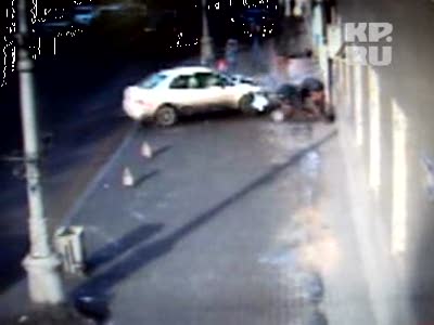 Девушка сбила двух пешеходов в Иркутске