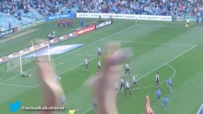 Del Piero's first goal for Sydney FC- Sublime Freekick