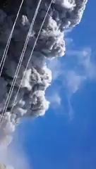 Невероятные кадры извержения японского вулкана Онтакэ