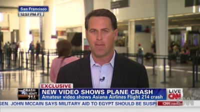 Видео посадки В777 от CNN