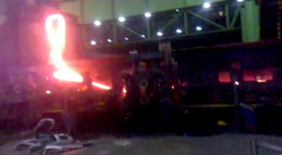 Авария на сталелитейный заводе
