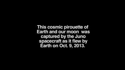 Земля-Луна с космоаппарата, JUNO