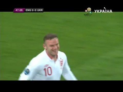 Украина - Англия 0-1 Руни
