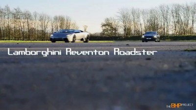 DRAG RACE - Lamborghini REVENTON Roadster vs Nissan GT-R vs Ducati - The BHP Project