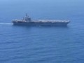 USS Dwight D. Eisenhower transits through into the Mediterranean Sea.