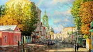 в октябре. Пятницкая улица