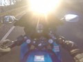 Солнце ослепило мотоциклиста