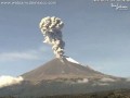 Volcán Popocatépetl. Espectacular explosión del 25 de octubre 2014 10:28am
