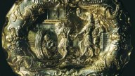 Diogenes and Alexander. Tub-dish. 167-72, Germany, Augsburg, by David Bessman. Блюдо-лохан