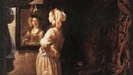 Frans van Mieris the Elder "Женщина перед зеркалом.
