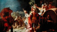 Pierre Paul Sevin - Alexander the Great and Diogenes.1700