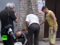 GRAPHIC: Death and despair in Slavyansk after Ukraine army shelling