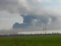 Пожар на Кузьминском полигоне в Ростовской области