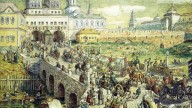 ВАСНЕЦОВ (1856-1933)Уличное движение на Воскресенском мос?