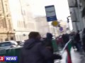 В Москве "УКРОП" выстрелил в лицо мужчине с флагом ДНР в руках